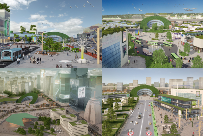 llustrations of the 4 scenarios in the foresight study “2035: Paths towards a sustainable EU economy”