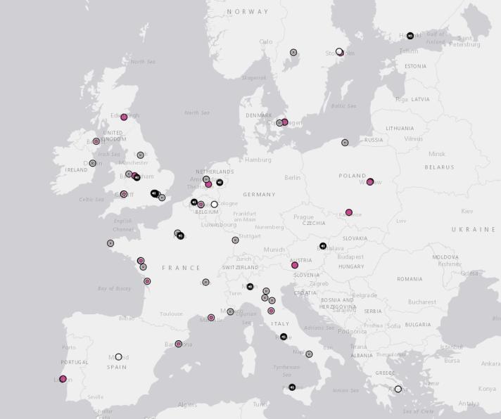 lab connections map