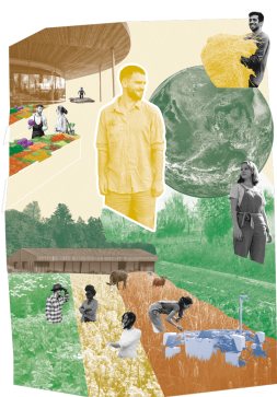 regenerative farmer collage